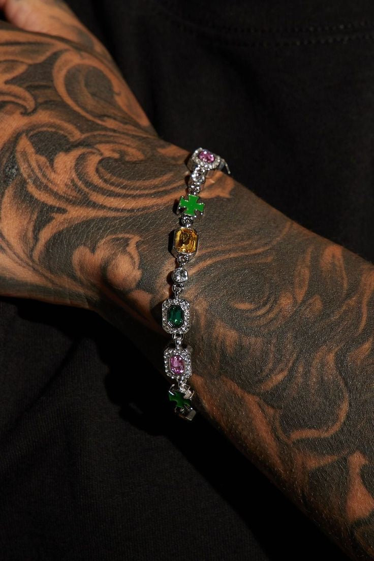 blessed protection swarovski bracelet